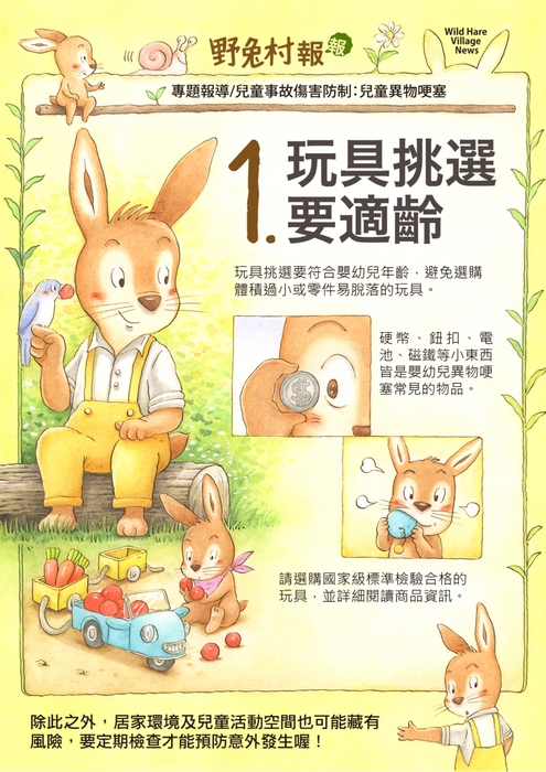 野兔村報報-預防兒童異物哽塞達人包圖片
