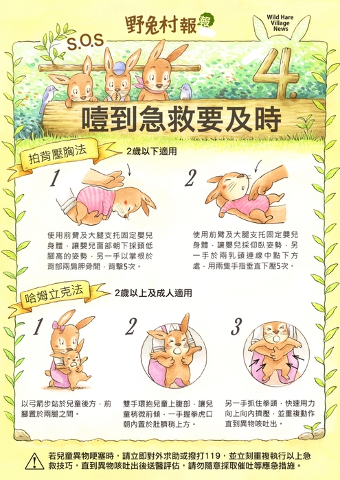 野兔村報報-預防兒童異物哽塞達人包圖片