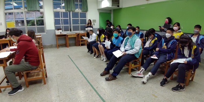 111學年度校內閩南語朗讀比賽圖片