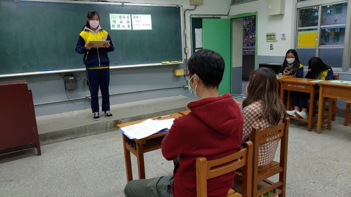 111學年度校內閩南語朗讀比賽圖片