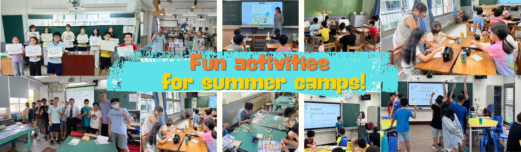 Fun activities for summer camps